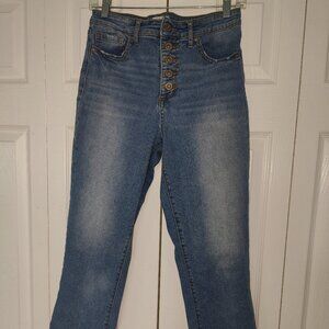 Sofia Jeans by Sofia Vergara High Waisted Crop Jeans